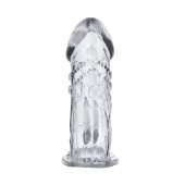 Прозрачная насадка на пенис Uco - 13 см. - A-toys - в Новочебоксарске купить с доставкой