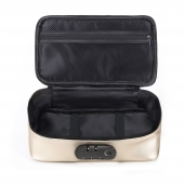 Золотистая сумочка для хранения игрушек Discreet Box - Dorcel - купить с доставкой в Новочебоксарске