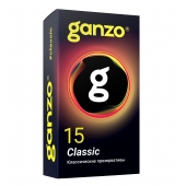 Классические презервативы с обильной смазкой Ganzo Classic - 15 шт. - Ganzo - купить с доставкой в Новочебоксарске