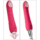 Малиновая насадка на душ с вибрацией Showers to orgasm - 20,1 см. - Orion - купить с доставкой в Новочебоксарске