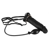 Полый страпон с эффектом увеличения Inflatable Strap-On - 18,5 см. - Orion - купить с доставкой в Новочебоксарске
