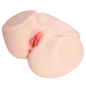 Мастурбатор-полуторс с двойным слоем материала Jenny Onahole Real Vagina - KOKOS - в Новочебоксарске купить с доставкой