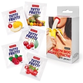 Набор из 5 саше съедобных смазок Tutti-Frutti - Биоритм - купить с доставкой в Новочебоксарске