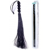 Черная силиконовая плеть - 37 см. - Boys of Toys - купить с доставкой в Новочебоксарске