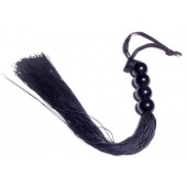 Черная силиконовая плеть - 37 см. - Boys of Toys - купить с доставкой в Новочебоксарске