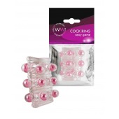 Прозрачная сквозная насадка на пенис с цветными шариками - Erowoman-Eroman - в Новочебоксарске купить с доставкой