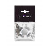 Эластичное кольцо с «ресничками» и 4 шариками - Sextaz - в Новочебоксарске купить с доставкой