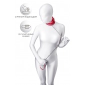 Красный ошейник с подкладкой из меха - ToyFa - купить с доставкой в Новочебоксарске