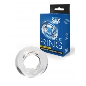 Прозрачное эрекционное кольцо-бублик - Sex Expert - в Новочебоксарске купить с доставкой