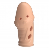 Телесная насадка на пенис Booker - 8 см. - Baile - в Новочебоксарске купить с доставкой