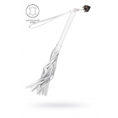 Белая кожаная плеть - 50 см. - Pecado - купить с доставкой в Новочебоксарске