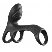 Черная насадка на пенис Ultimate Couples Cage Pro - Pipedream - в Новочебоксарске купить с доставкой