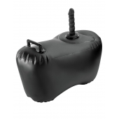 Черное надувное кресло с платформой для фиксации дилдо Body Dock Inflatable Love Seat - Pipedream - купить с доставкой в Новочебоксарске