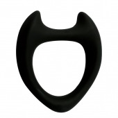 Черное эрекционное кольцо с рожками Wooomy Toro M - Adrien Lastic - в Новочебоксарске купить с доставкой