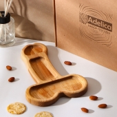 Деревянное блюдо для подачи в форме члена (25 х 16,5 х 1,7 см) - Сима-Ленд - купить с доставкой в Новочебоксарске