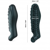 Серая силиконовая насадка на пенис с подхватом Manwan Ryzer - Manwan - в Новочебоксарске купить с доставкой