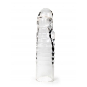 Прозрачная закрытая насадка на член - 15 см. - Sex Expert - в Новочебоксарске купить с доставкой