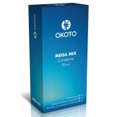 Презервативы OKOTO Mega Mix - 18 шт. - Sitabella - купить с доставкой в Новочебоксарске
