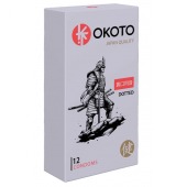 Точечные презервативы OKOTO Dotted - 12 шт. - Sitabella - купить с доставкой в Новочебоксарске