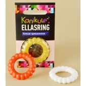 Цветное рельефное эрекционное кольцо Ellasring - Sitabella - в Новочебоксарске купить с доставкой