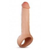 Телесная насадка-удлинитель Thrive 8.75 Inch Realistic Penis Extender Sleeve - 22,2 см. - Blush Novelties - в Новочебоксарске купить с доставкой