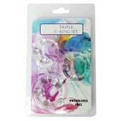 Набор из 3 эрекционных прозрачных колец - Boys of Toys - в Новочебоксарске купить с доставкой