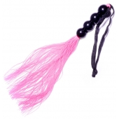 Розовая силиконовая плеть - 35,5 см. - Boys of Toys - купить с доставкой в Новочебоксарске