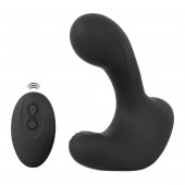Черная анальная вибропробка с функцией расширения RC Butt Plug with 3 functions - Orion - в Новочебоксарске купить с доставкой