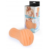 Эластичный мастурбатор в виде вагины телесного цвета - Sexy Girl - в Новочебоксарске купить с доставкой