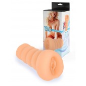 Телесный мастурбатор в виде вагины с узким входом - Sexy Girl - в Новочебоксарске купить с доставкой