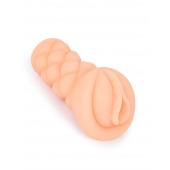 Телесный мастурбатор-вагина с вибропулей и эрекционными кольцами в комплекте - Sexy Girl - в Новочебоксарске купить с доставкой