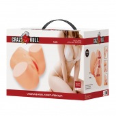 Телесный мастурбатор Liora с 2 любовными тоннелями - Baile - в Новочебоксарске купить с доставкой