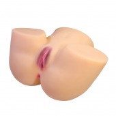 Телесный мастурбатор Liora с 2 любовными тоннелями - Baile - в Новочебоксарске купить с доставкой