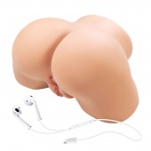 Телесный мастурбатор Olivia с 2 любовными отверстиями - Baile - в Новочебоксарске купить с доставкой