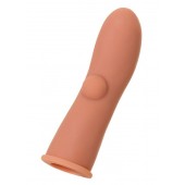 Насадка на фаллос с имитацией пирсинга - 14,7 см. - KOKOS - в Новочебоксарске купить с доставкой