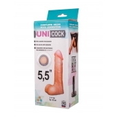 Фаллическая насадка Харнесс UNICOCK 5,5  - 17 см. - LOVETOY (А-Полимер) - купить с доставкой в Новочебоксарске