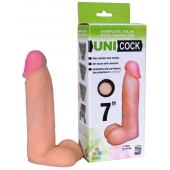 Фаллическая насадка Харнесс UNICOCK 7  - 19 см. - LOVETOY (А-Полимер) - купить с доставкой в Новочебоксарске