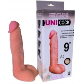 Фаллическая насадка Харнесс UNICOCK 9  - 24 см. - LOVETOY (А-Полимер) - купить с доставкой в Новочебоксарске