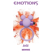 Сиреневое эрекционное виброколечко Emotions Minnie - Lola Games - в Новочебоксарске купить с доставкой