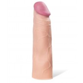 Реалистичная насадка с ярко выраженной головкой - 16,5 см. - A-toys - в Новочебоксарске купить с доставкой