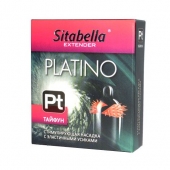 Стимулирующая насадка с шипиками по бокам Platino  Тайфун - Sitabella - купить с доставкой в Новочебоксарске