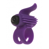 Эрекционное кольцо с подхватом мошонки и стимуляцией клитора Bullet Lastic Ring - Adrien Lastic - в Новочебоксарске купить с доставкой