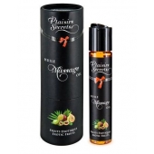 Массажное масло с ароматом экзотических фруктов Huile de Massage Gourmande Fruits Exotiques - 59 мл. - Plaisir Secret - купить с доставкой в Новочебоксарске