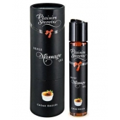Массажное масло с ароматом крем брюле Huile de Massage Gourmande Creme Brulée - 59 мл. - Plaisir Secret - купить с доставкой в Новочебоксарске