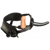 Женский страпон с вагинальной пробкой Woman Strap - 12 см. - LOVETOY (А-Полимер) - купить с доставкой в Новочебоксарске