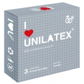 Презервативы с точками Unilatex Dotted - 3 шт. - Unilatex - купить с доставкой в Новочебоксарске