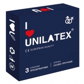 Ультрапрочные презервативы Unilatex Extra Strong - 3 шт. - Unilatex - купить с доставкой в Новочебоксарске