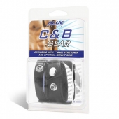 Утяжка для мошонки и пениса Cock Ring With 1  Ball Stretcher And Optional Weight Ring - BlueLine - купить с доставкой в Новочебоксарске