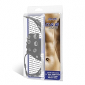 Утяжка на пенис и мошонку Cock Ring With 1.5  Ball Stretcher And Optional Weight Ring - BlueLine - купить с доставкой в Новочебоксарске