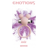 Розовое эрекционное виброколечко Emotions Minnie Light pink - Lola Games - в Новочебоксарске купить с доставкой